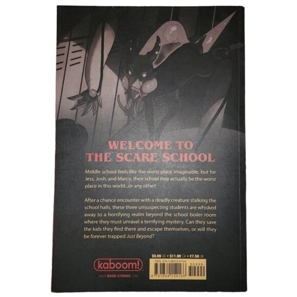 NEW R.L. Stine Just Beyond The Scare School Paperback Book Kelly & Nichole Matth - Picture 2 of 3